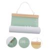 Removable Height Chart for Children, Green Canvas, Wooden Wall Decor view 4
