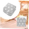 MOLUCKFU 2-Piece Portable Period Storage Pouches for Women, Reusable Zippered Hygiene Organizers with Polka Dots view 3