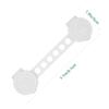 6-Count Child Safety Locks for Cabinets and Drawers, White view 2