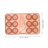 MOLUCKFU Portable Contact Lens Case, Dustproof Plastic Storage Box, Lightweight, Brown, for Backpacks and Suitcases view 2