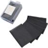 20 Black Magic Bangs Hair Pads, Square Plastic Styling Holders view 2