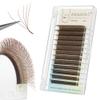ANNAFRIS 5D W Premade Fan Eyelash Extensions, Russian Volume, Brown, 0.07 D, 8–15 mm view 1