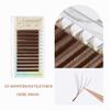 ANNAFRIS 5D W Premade Fan Eyelash Extensions, Russian Volume, Brown, 0.07 D, 8–15 mm view 4