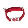 BESPORTBLE Adjustable Dog Collar with Paws - Durable for Dogs and Cats - Red view 1