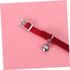 BESPORTBLE Adjustable Dog Collar with Paws - Durable for Dogs and Cats - Red view 2