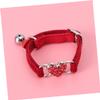 BESPORTBLE Adjustable Dog Collar with Paws - Durable for Dogs and Cats - Red view 4