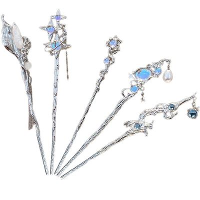 Lpitoy 5-Piece Set of Vintage Chinese Hair Sticks