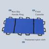 Portable Foldable Medical Rescue Stretcher with Carrying Bag, Blue, 70.9 x 27.6 in view 2