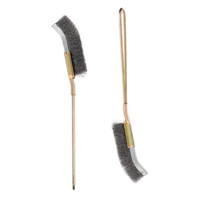 Veemoon 2-Pack Bird Cage Brushes with Golden Copper Handle