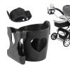 Adjustable Cup and Phone Holder for Strollers, Scooters, Wheelchairs, and Walkers view 1