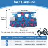3-Piece Guinea Pig Harness Set with Dress & Leash - Adjustable for Hamsters, Ferrets & Chinchillas - No-Pull Small Animal Harness (Blue S) view 2