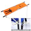 Foldable Portable Stainless Steel Rescue Stretcher, Orange view 4