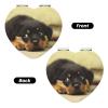InOmak Rottweiler Dog Travel Makeup Mirror view 2