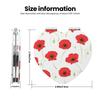InOmak Red Petals Travel Makeup Mirror, Double-Sided Compact Mirror with Magnification view 3