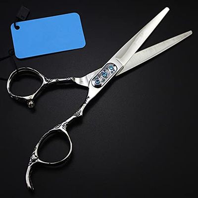 AYCDL 6-Inch Professional 440C Plum-Handle Hair Scissors