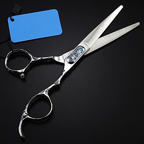 AYCDL 6-Inch Professional 440C Plum-Handle Hair Scissors