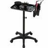 Hairdressing Trolley with Height-Adjustable Aluminum Alloy Tray, 5 Wheels view 3