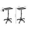 Hairdressing Trolley with Height-Adjustable Aluminum Alloy Tray, 5 Wheels view 4