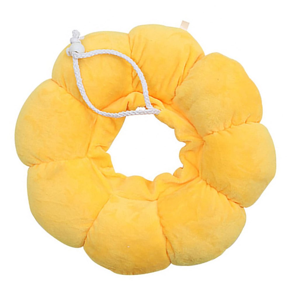 Sosoport Adjustable Cat Recovery Collar with Sunflower Pattern