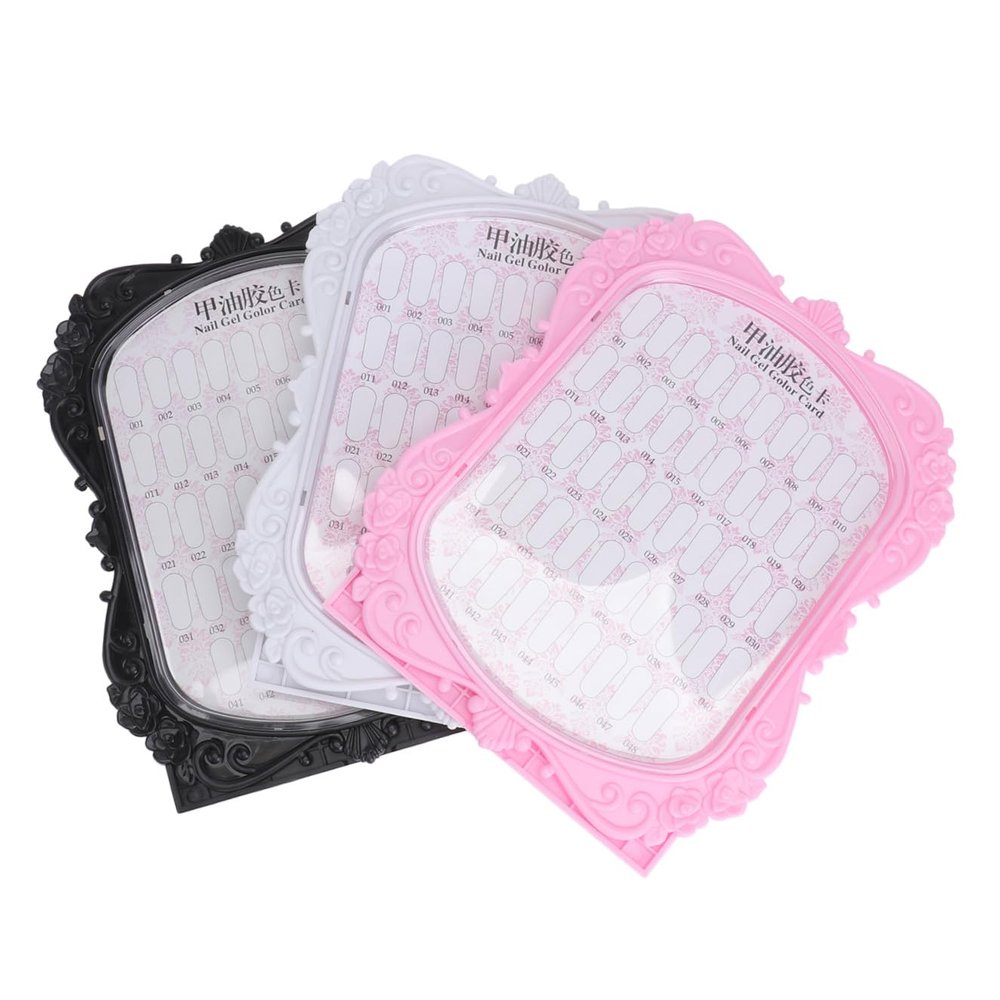 minkissy 3-Piece ABS Nail Display Board Set