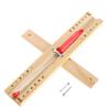 Qusedwey Wall-Mounted Wooden Hourglass with 15-Minute Red Sand view 1