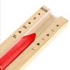 Qusedwey Wall-Mounted Wooden Hourglass with 15-Minute Red Sand view 2