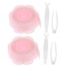 minkissy Invisible Double Eyelid Strips, 2 Sets with Double-Fiber Strips and Fork Tweezers view 1