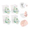 FRCOLOR 2 Sets Hydrocolloid Heel Pads, 16 Pieces Each, Gel Heel Socks for Women with Cracked Heels and Shoe Protection view 3