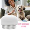 Cat Brush for Long-Haired Cats, Gentle Shedding Tool, Nylon & Stainless Steel Grooming Tool for Short and Long Hair, 3.54 x 3.07 x 1.06 in view 3