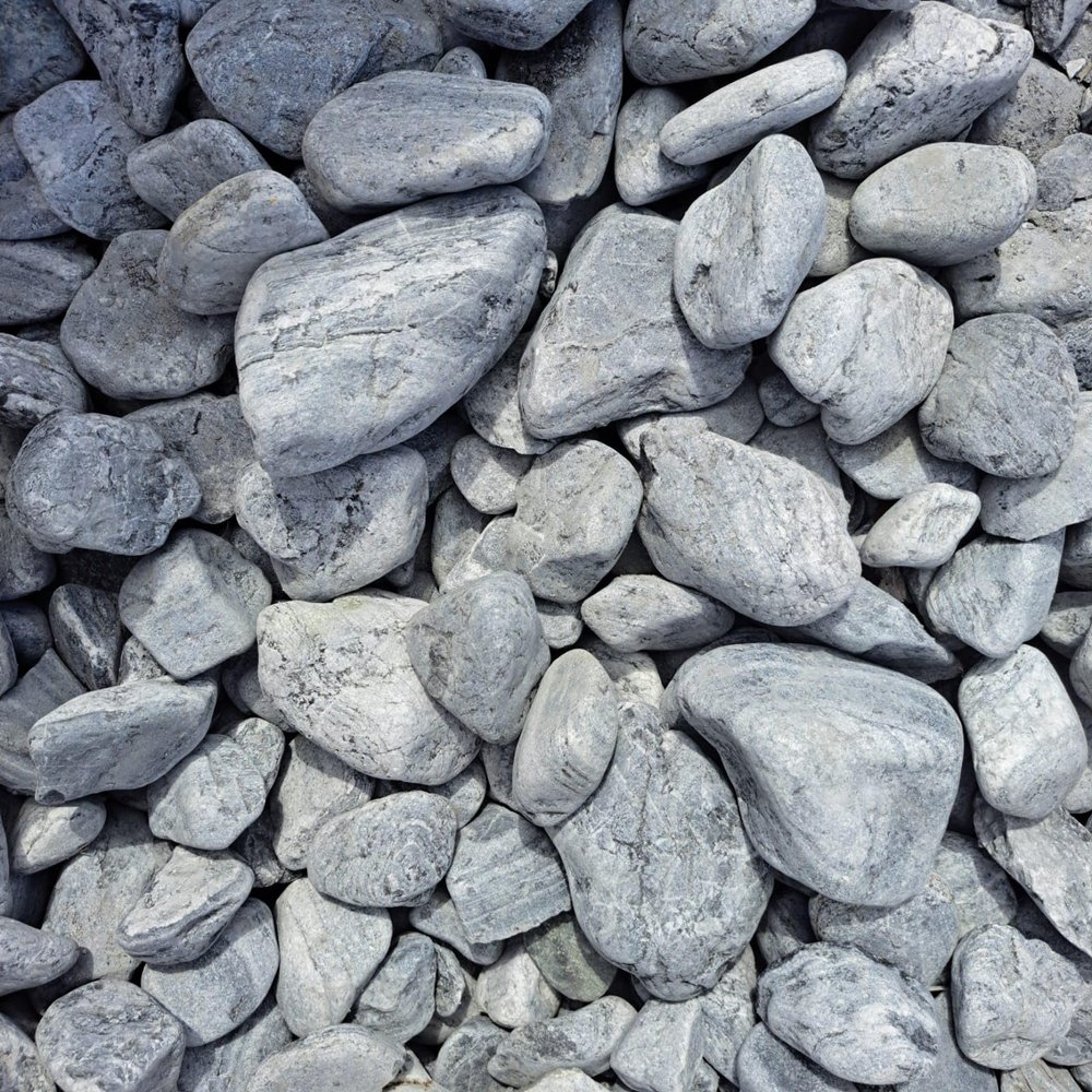 V-PREMIUM SOLUTION Gray Decorative Stones, 6–10 cm, 5 kg