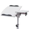 RUWLFE Rolling Bedside Table, Height-Adjustable Laptop and Sofa Desk view 3