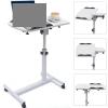 RUWLFE Rolling Bedside Table, Height-Adjustable Laptop and Sofa Desk view 4
