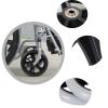 Universal Thicker Front Wheels for Wheelchairs, Solid 8-Inch-Bearing Replacement Wheels view 3