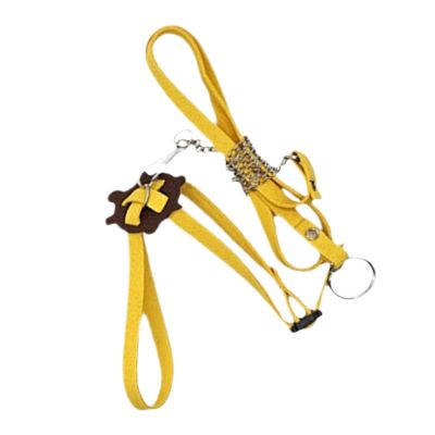 Adjustable Leash for Harness, PU Leather
