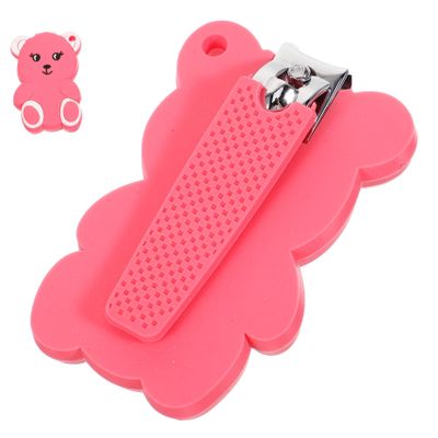 TOYANDONA Cartoon Nail Clipper with Safe Folding Trimmer for Newborns and Toddlers, Ergonomic Handle for Precise Cutting