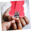 TOYANDONA Cartoon Nail Clipper with Safe Folding Trimmer for Newborns and Toddlers, Ergonomic Handle for Precise Cutting view 2