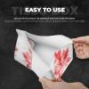 Red Maple Leaf Leather Tissue Box for Nightstands, Workbenches, and Desks view 4