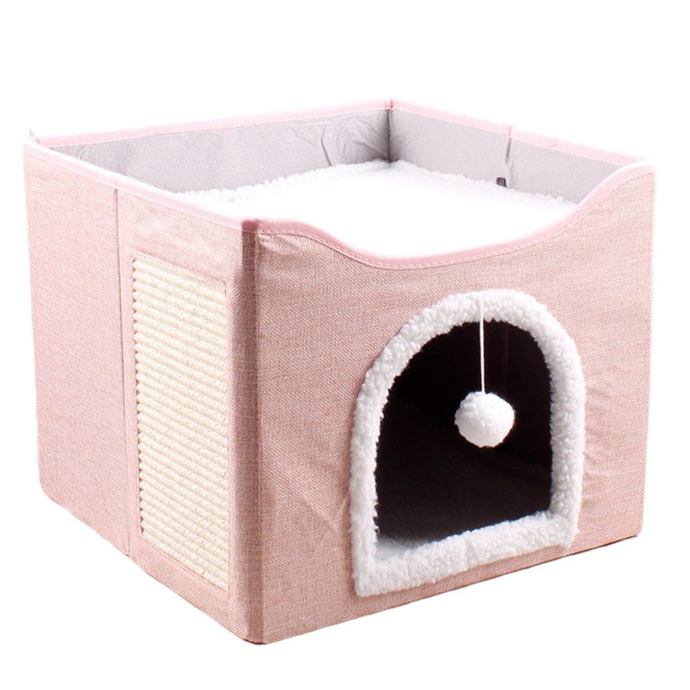 Large Cat Cave - Foldable Cozy Bed