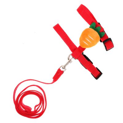 Adjustable Polyester Rabbit Harness and Leash, Size L