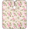 Vintage Pink Rose Blossom Haircut Cape, Washable, Waterproof, 140 x 168 cm view 1