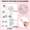 TYBYBB 2-Piece Cat Food Spoon and Can Lid Set, Silicone view 2