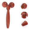 Healvian 5-Piece Wooden Facial Massage Roller Set for Face, Eyes, Neck, Shoulders and Legs view 3