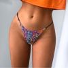 Women's Black Thong Underwear view 2