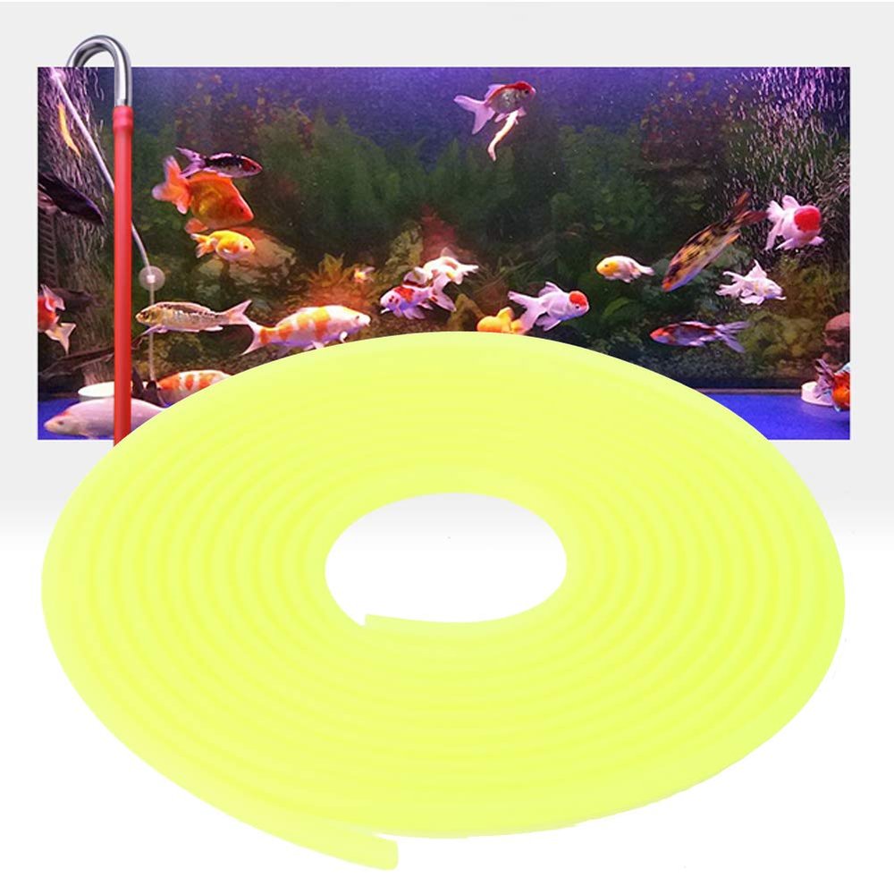 5m Silicone Air Pump Hose for Fish (YELLOW)