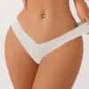 Women's Cotton Thong Underwear, String Brief view 2