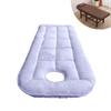 LXJDDLD White 60 x 190 cm Non-Slip Lash Bed Cushion, Round Head view 1