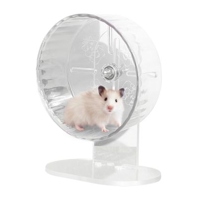 Small Silent Transparent Hamster Exercise Wheel