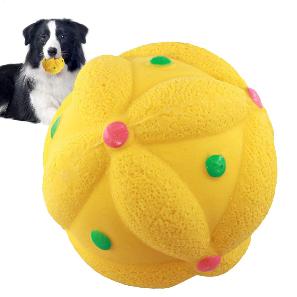 Squeaky Dog Ball, Latex Chew Toy