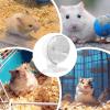 Silent Transparent Hamster Wheel with Adjustable Stand view 4