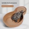 Turtle Water Bowl, Anti-Slip Turtle Bath Pool view 4